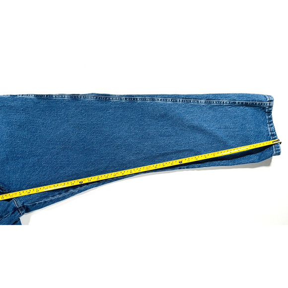 Wrangler Relaxed Fit Jeans for Men, Size 44x32 - Blue - Picture 8 of 9